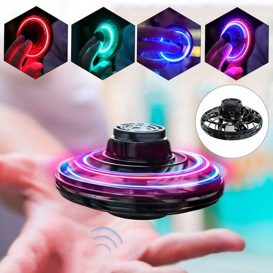 Flying Fidget Finger Spinner (Gyro Rotator Drone UFO)