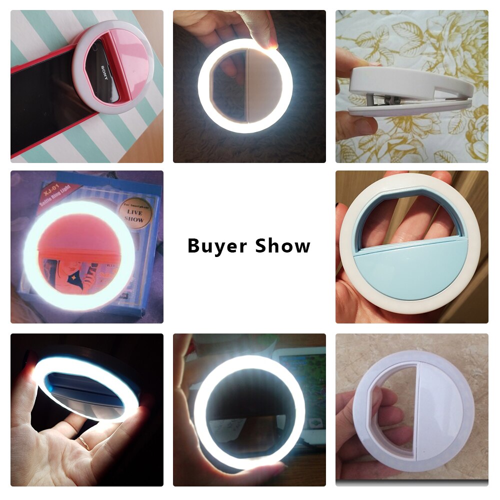 Selfie LED Ring Flash Light