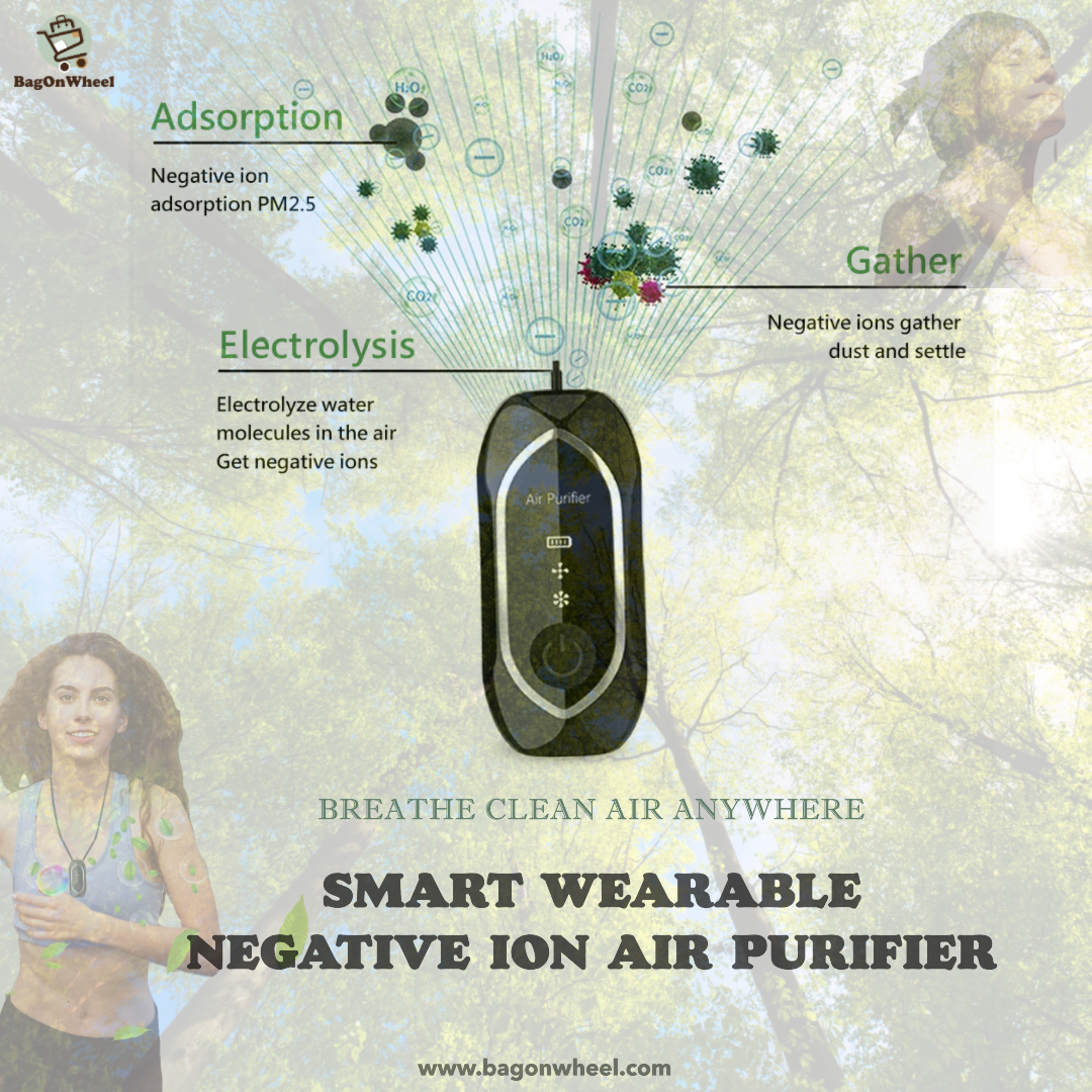 Smart Wearable Negative Ion Air Purifier