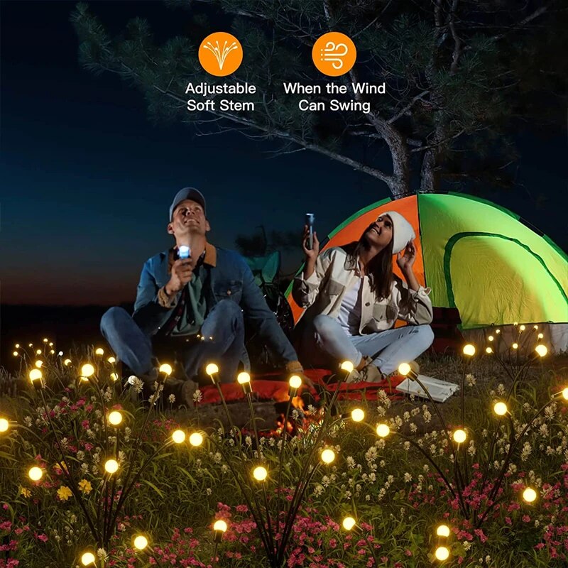 Solar LED Garden Firefly Lights