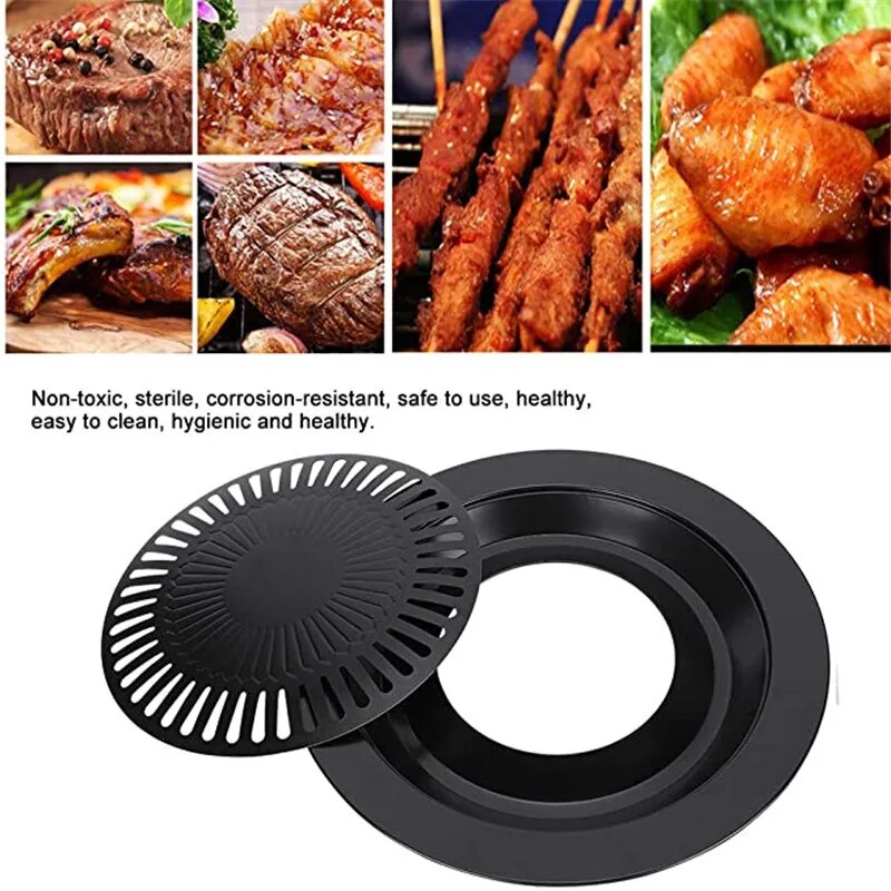 Smokeless Barbecue Grill Pan BBQ