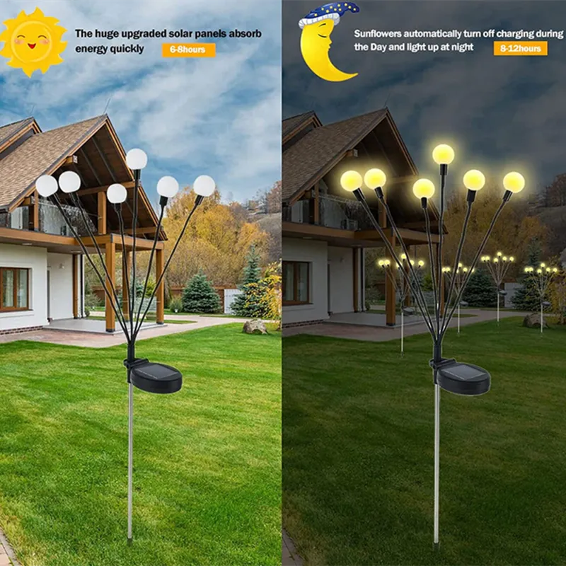 Solar LED Garden Firefly Lights