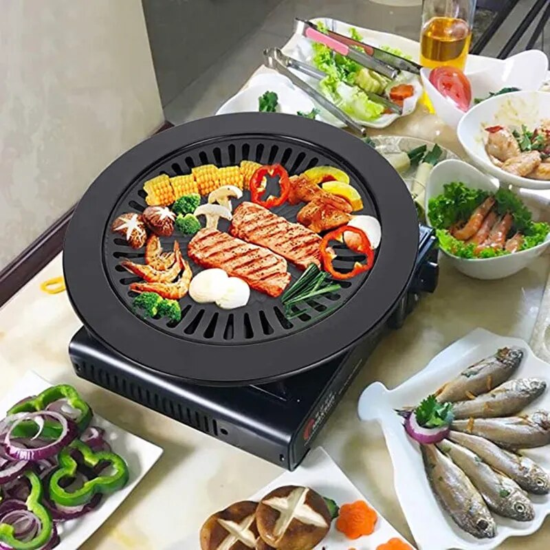 Smokeless Barbecue Grill Pan BBQ