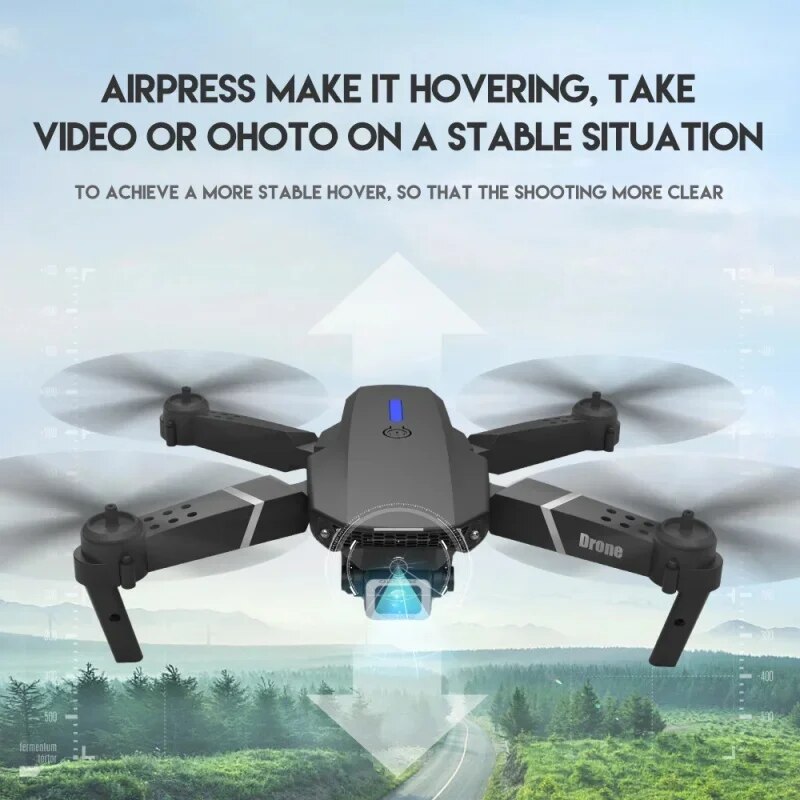 E88 Dual Camera Drone Wide Angle RC Drone