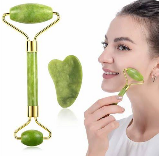 Facial Massager JADE ROLLER (With Stone)